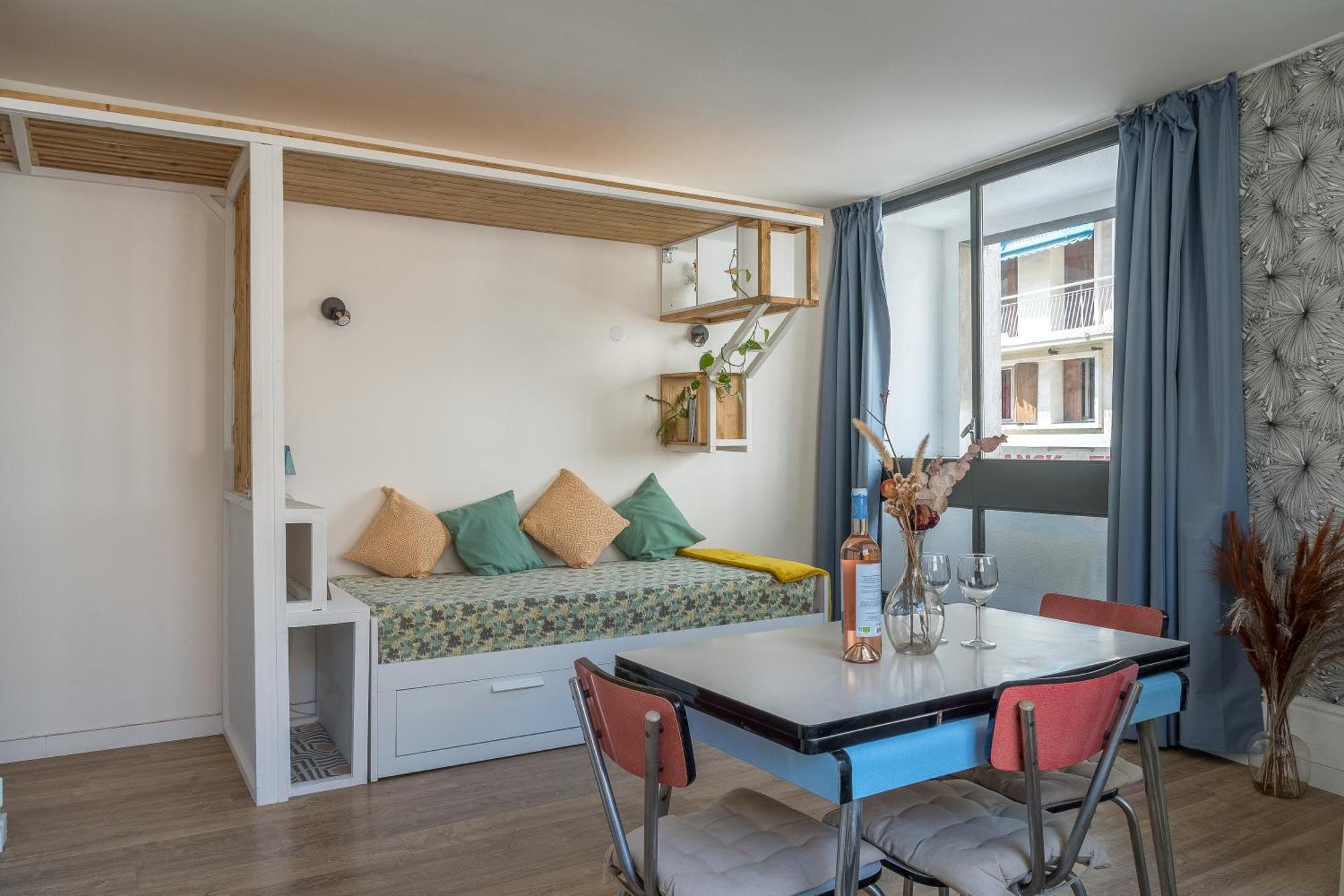 *Las Flores* Joli Studio Avec Balcon Marseille Exteriér fotografie