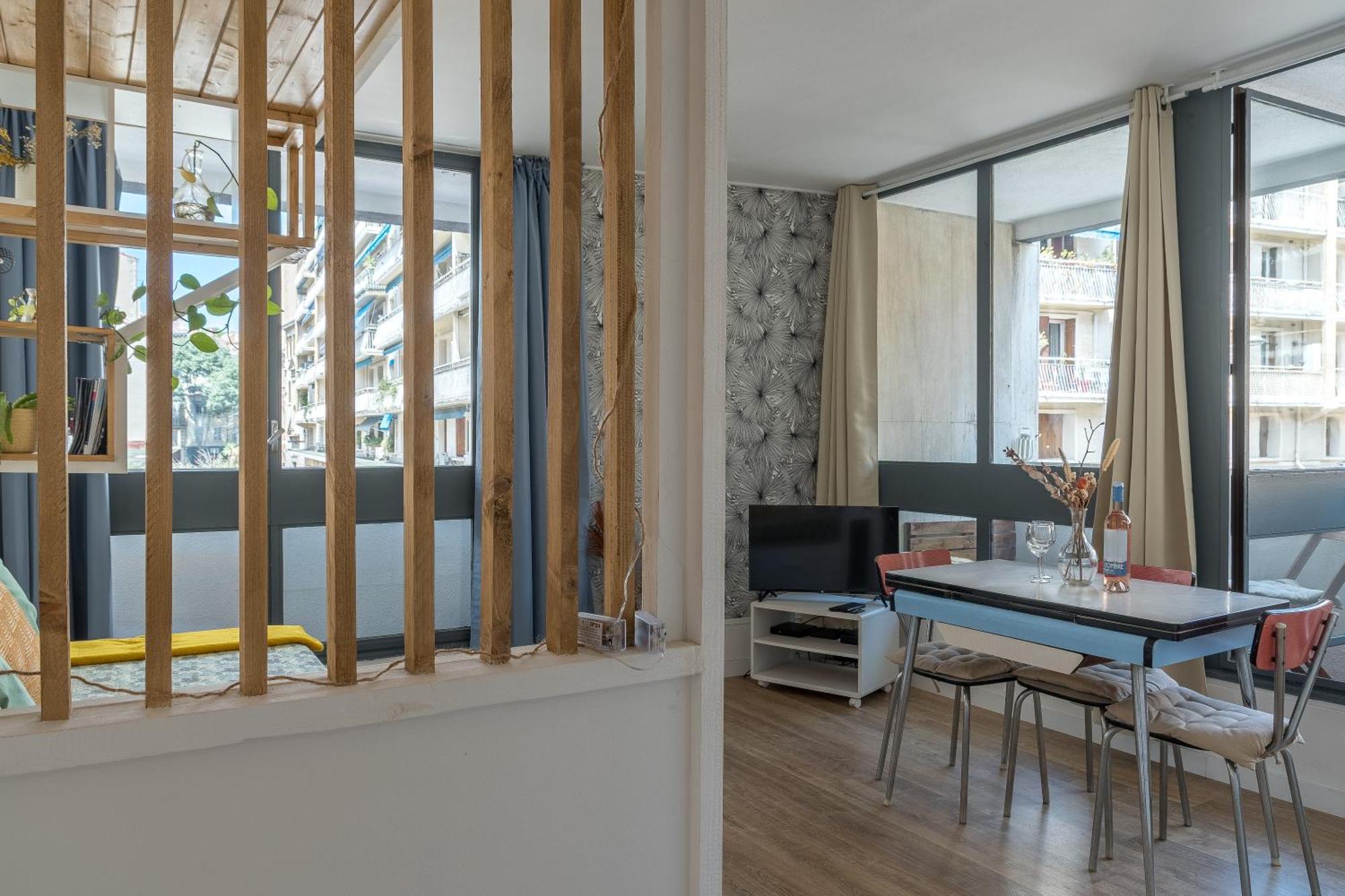 *Las Flores* Joli Studio Avec Balcon Marseille Exteriér fotografie